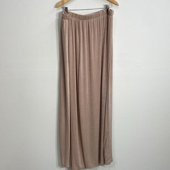 Fashion Nova Slinky Pant Set 2X Beige - Picture 5 of 15